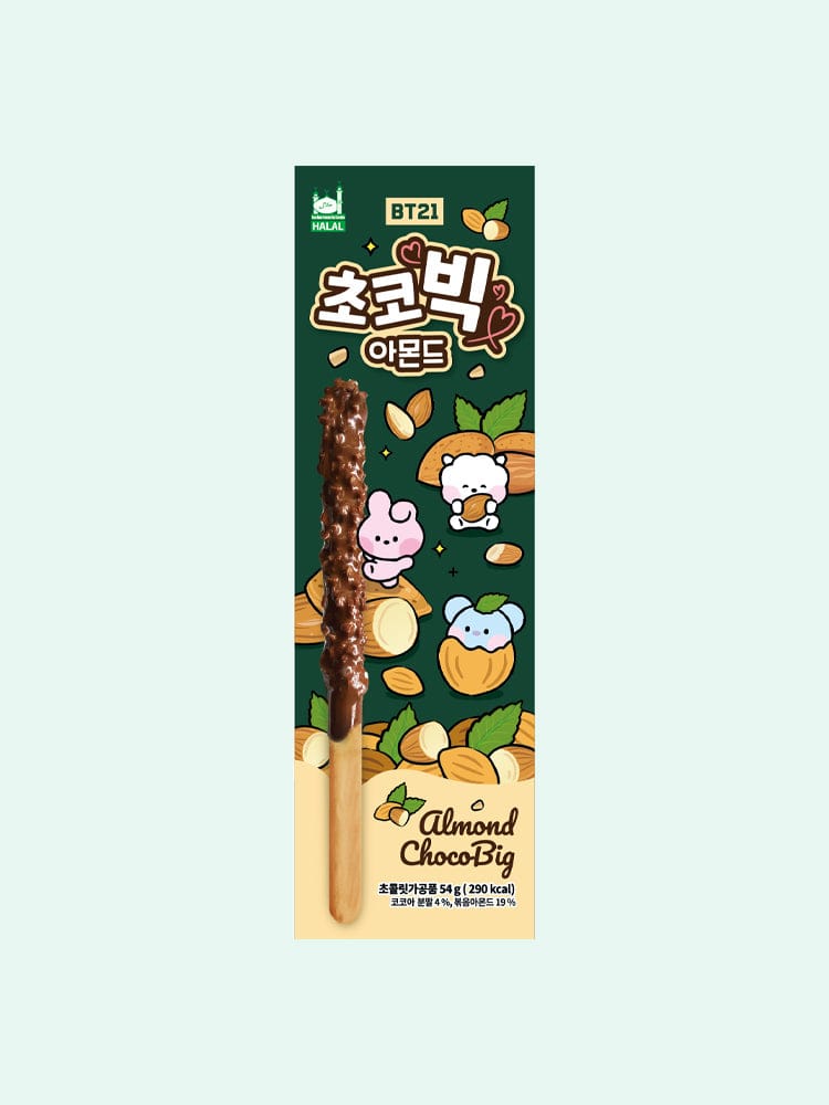 BT21 LIVING_ 아몬드 BT21 초코빅 (57g)