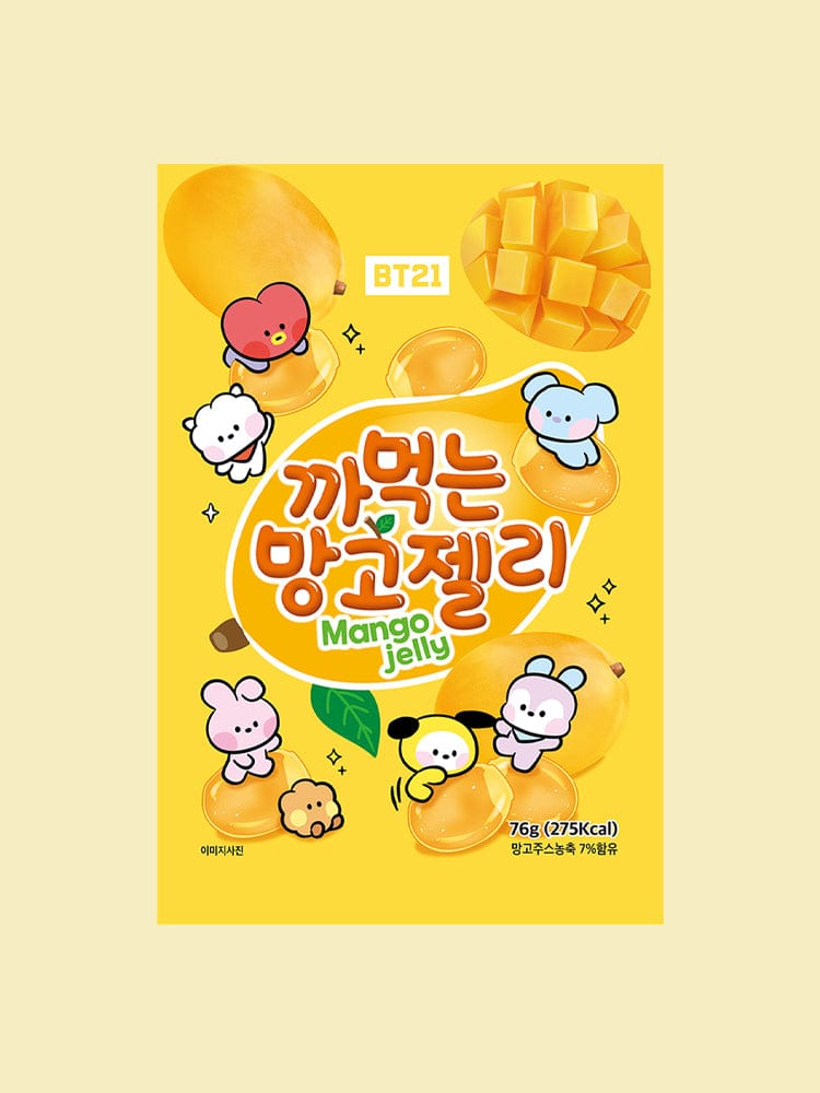 BT21 LIVING_ 망고젤리 BT21 까먹는 젤리 (76g)