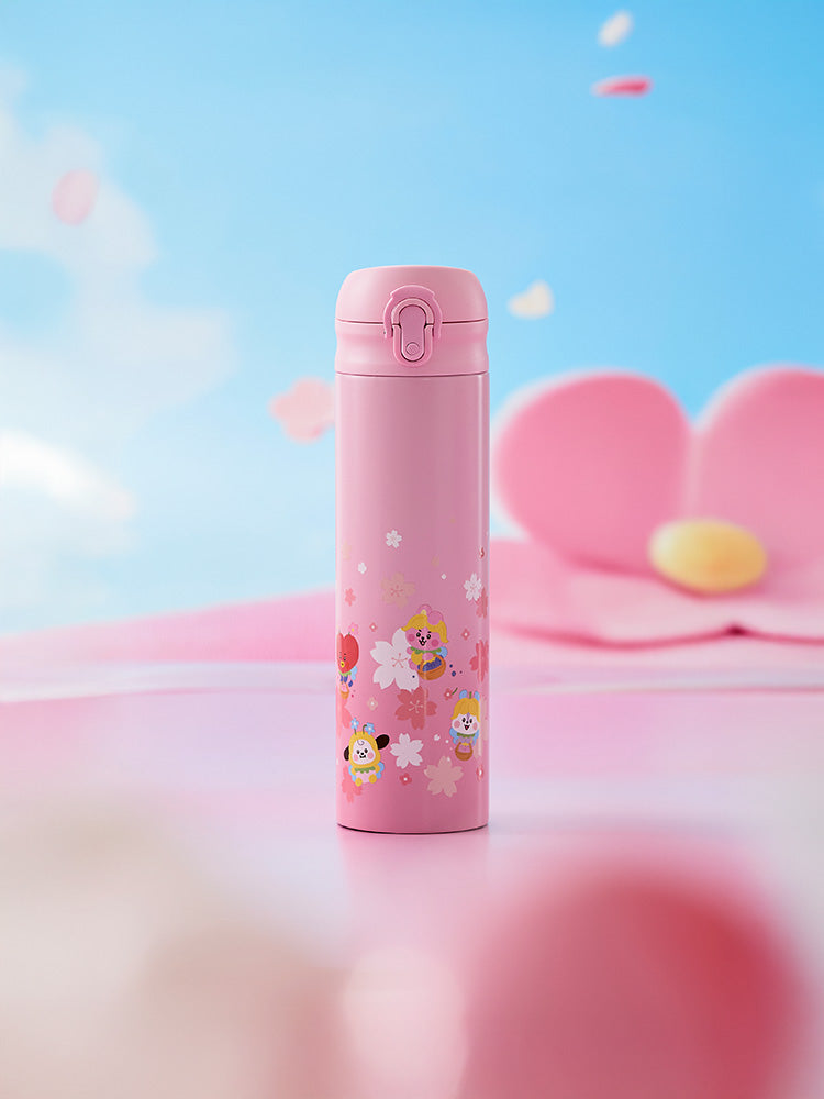 BT21 LIVING_ 단품 BT21 BABY 봄 요정 원터치 텀블러 (490ml)