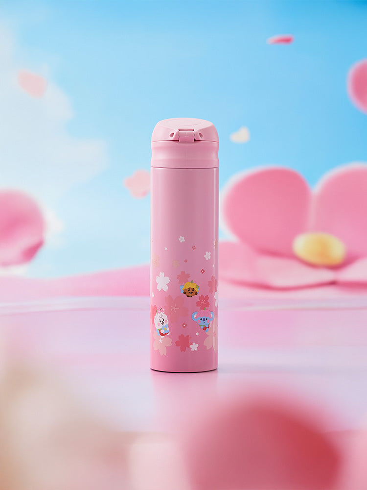 BT21 LIVING_ 단품 BT21 BABY 봄 요정 원터치 텀블러 (490ml)