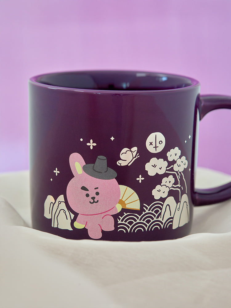 BT21 LIVING_ 단품 BT21 COOKY 프리미엄 K 에디션 자개 그래픽 머그컵 (320ml)