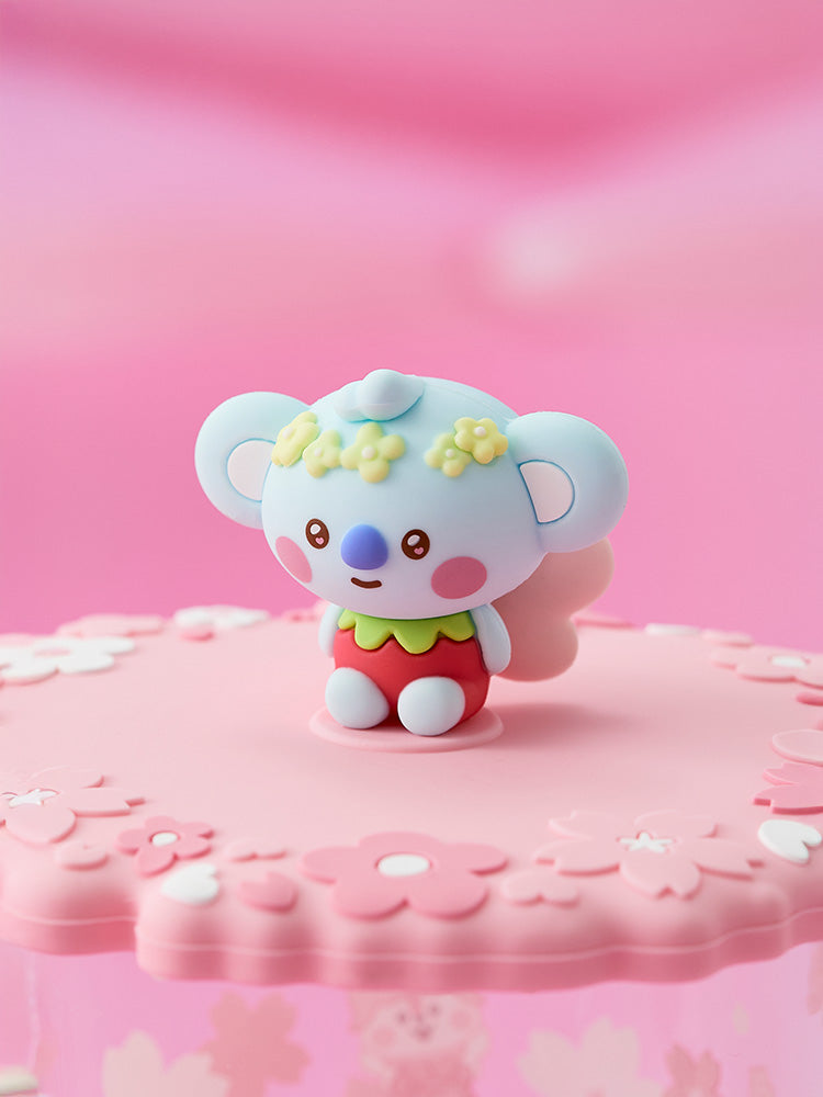 BT21 LIVING_ 단품 BT21 KOYA BABY 봄 요정 유리컵 & 리드 (340ml)