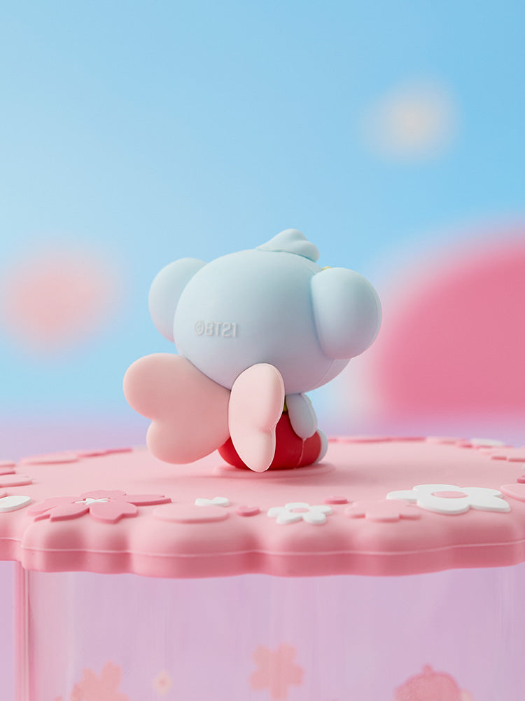 BT21 LIVING_ 단품 BT21 KOYA BABY 봄 요정 유리컵 & 리드 (340ml)