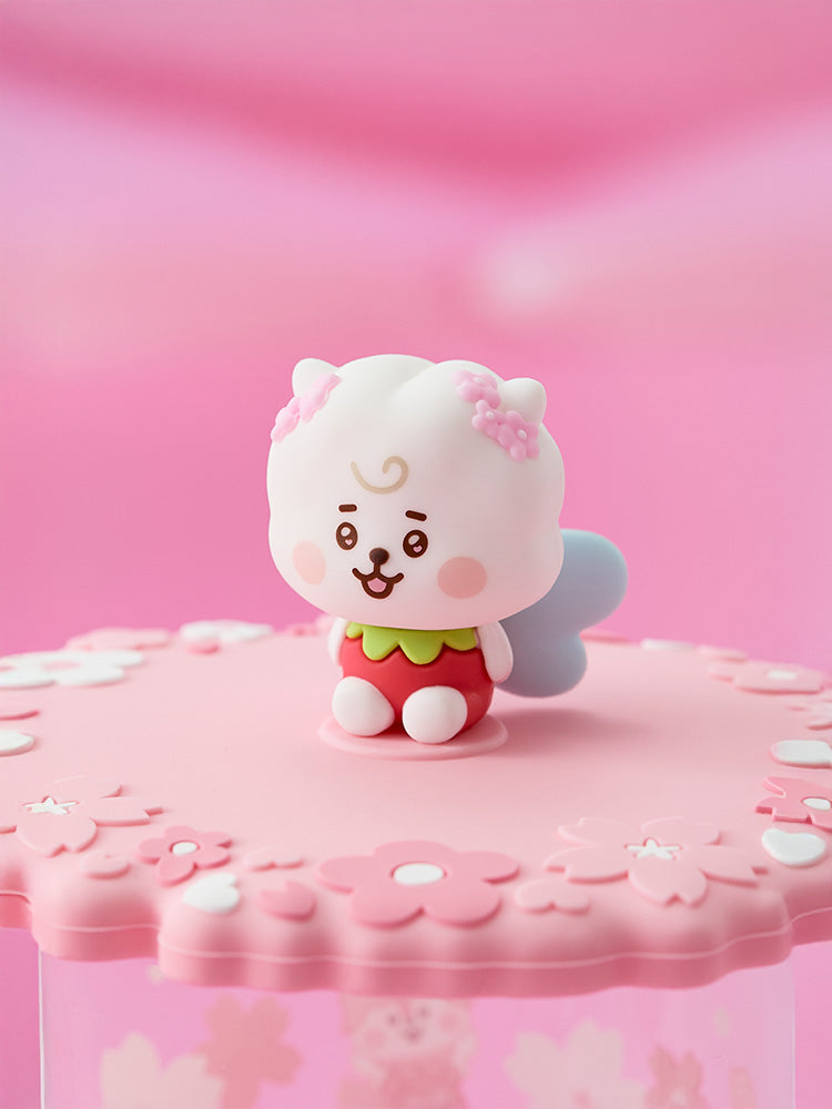 BT21 LIVING_ 단품 BT21 RJ BABY 봄 요정 유리컵 & 리드 (340ml)