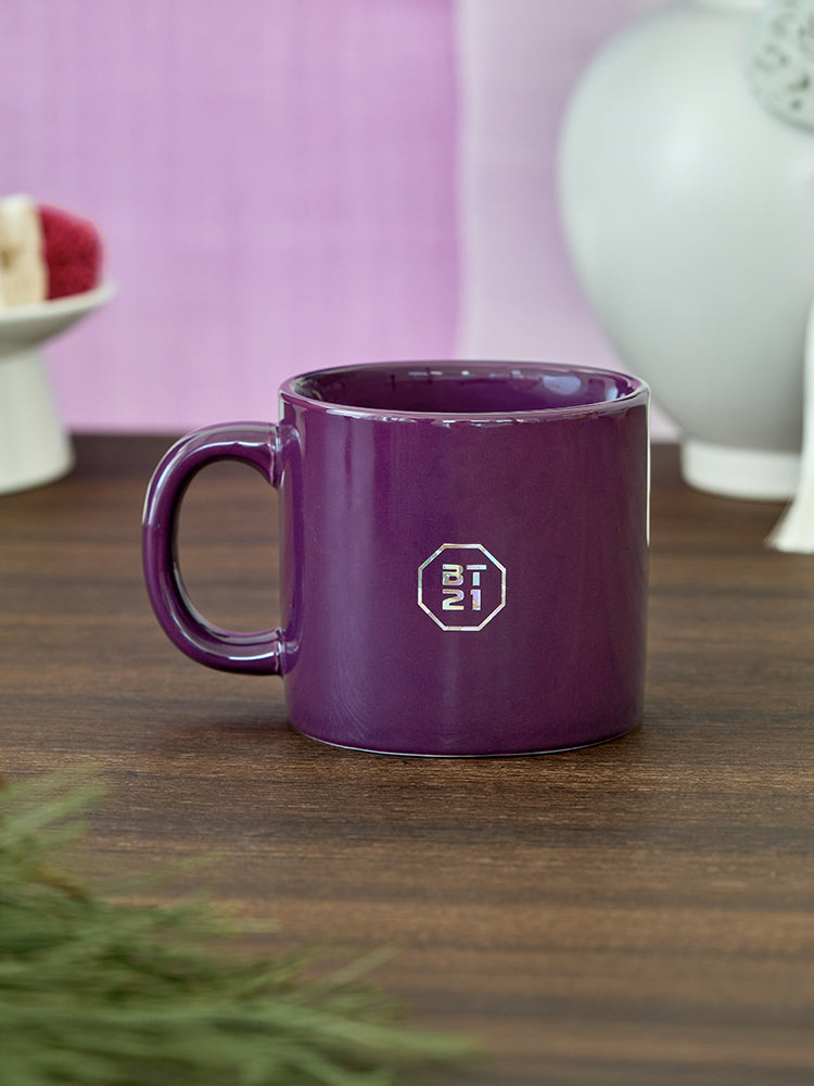 BT21 LIVING_ 단품 BT21 SHOOKY 프리미엄 K 에디션 자개 그래픽 머그컵 (320ml)