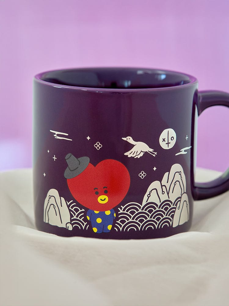BT21 LIVING_ 단품 BT21 TATA 프리미엄 K 에디션 자개 그래픽 머그컵 (320ml)