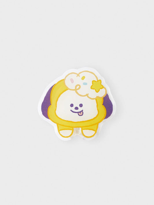 BT21 MAGNET 단품 [패밀리세일] BT21 On the Cloud CHIMMY 아크릴 클립 마그넷