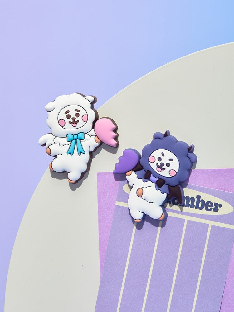 BT21 MAGNET 단품 BT21 RJ 앤젤 앤 빌런 실리콘 마그넷 세트 (2개입)