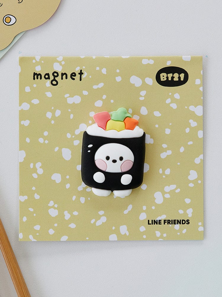 BT21 MAGNET 단품 BT21 RJ 미니니 BUNSIK 마그넷