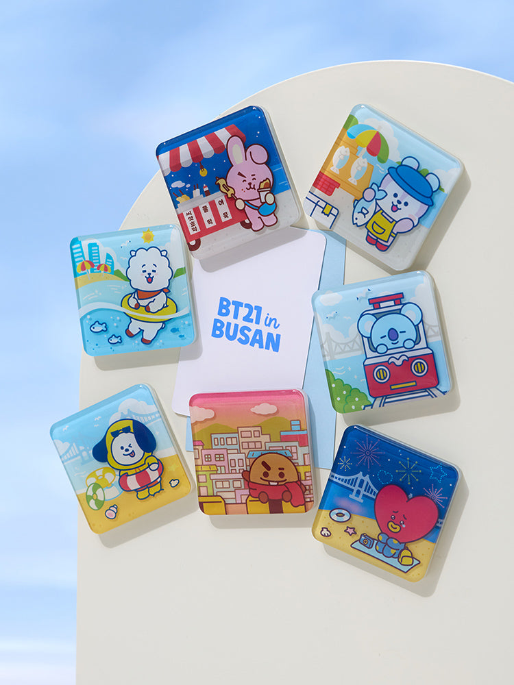 BT21 부산 마그넷