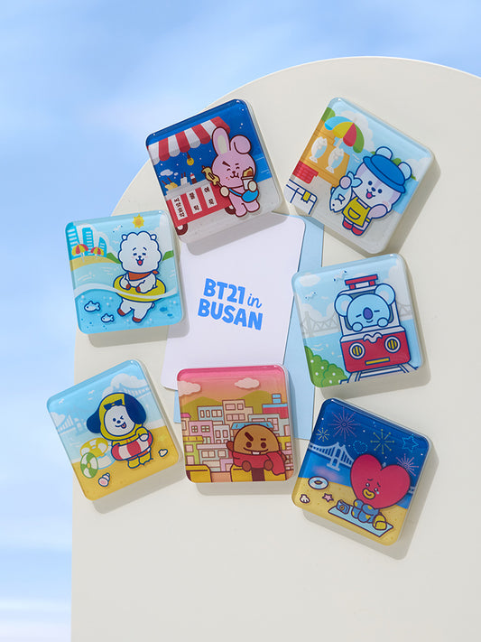 BT21 부산 마그넷