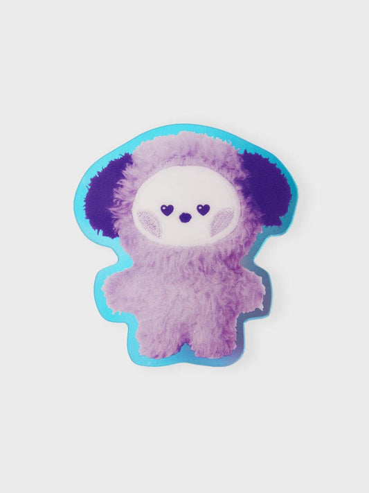 BT21 MAGNET CHIMMY [패밀리세일] BT21 CHIMMY Purple of Wish Edition 미니니 아크릴 클립 마그넷