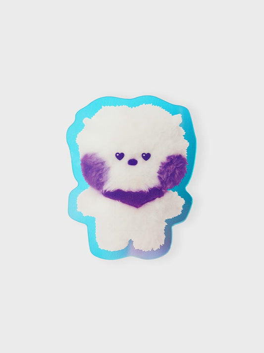 BT21 MAGNET RJ [패밀리세일] BT21 RJ Purple of Wish Edition 미니니 아크릴 클립 마그넷
