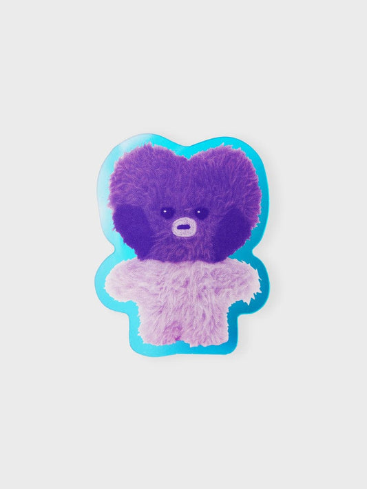 BT21 MAGNET TATA [패밀리세일] BT21 TATA Purple of Wish Edition 미니니 아크릴 클립 마그넷