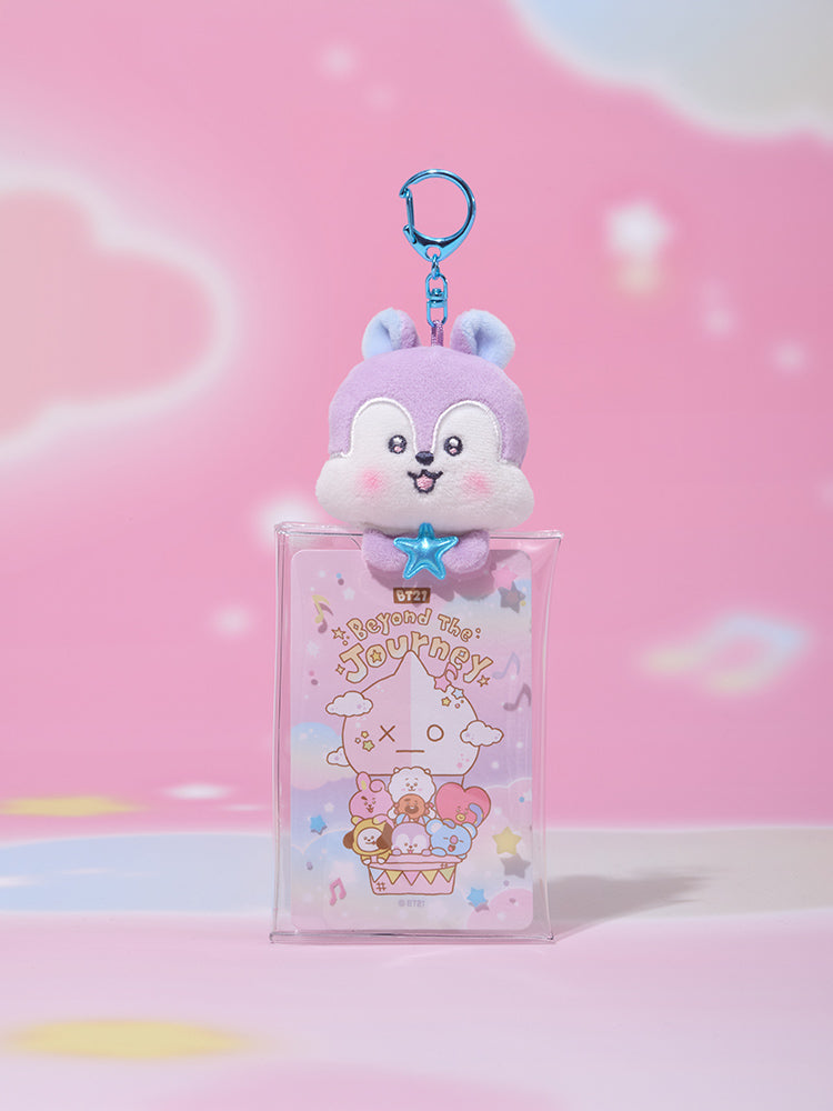 BT21 비욘드 더 저니 투명 인형 파우치 키링