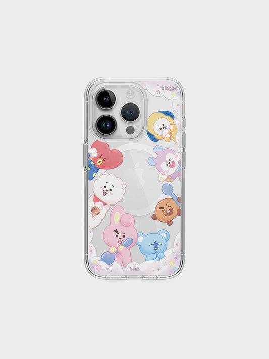 BT21 MOBILE ACC 15 PRO MAX [패밀리세일] BT21 ON THE CLOUD 맥세이프 아이폰 케이스
