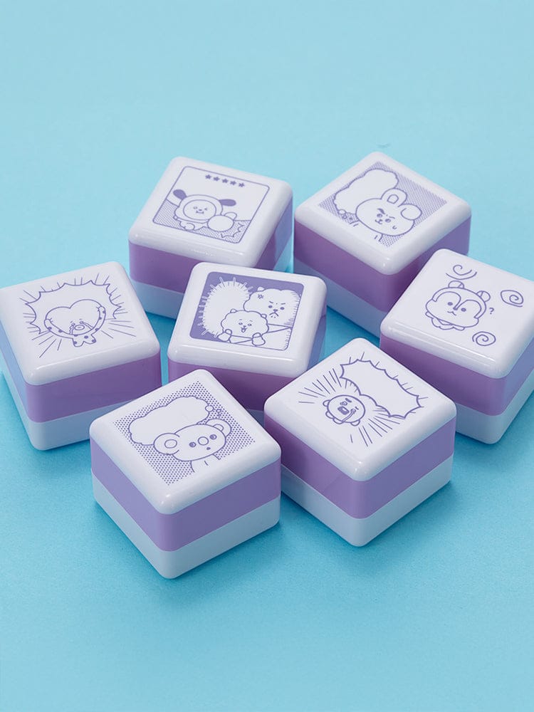 BT21 OFFICE_ 랜덤 BT21 오늘의 기분 랜덤 말풍선 스탬프 (1개입)