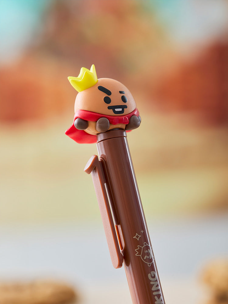 BT21 OFFICE_ 단품 BT21 SHOOKY 더 킹 피규어 볼펜