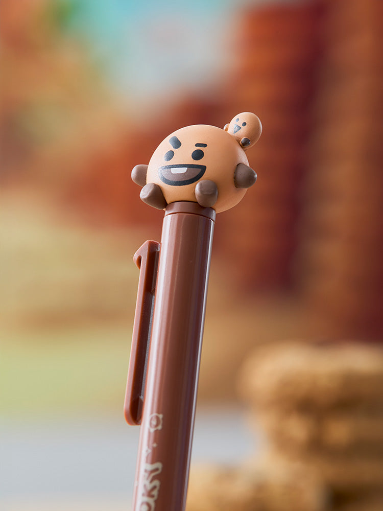 BT21 OFFICE_ 단품 BT21 SHOOKY 더 킹 & BAKY 피규어 볼펜