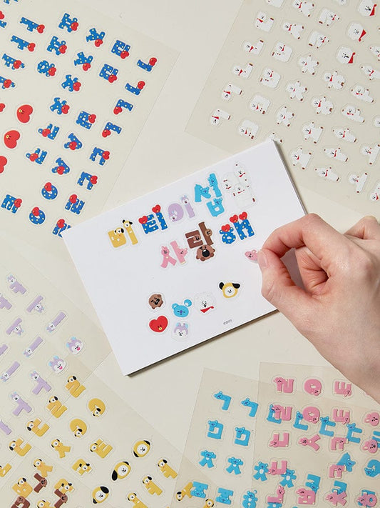 BT21 HANGEUL STICKER SOUVENIR