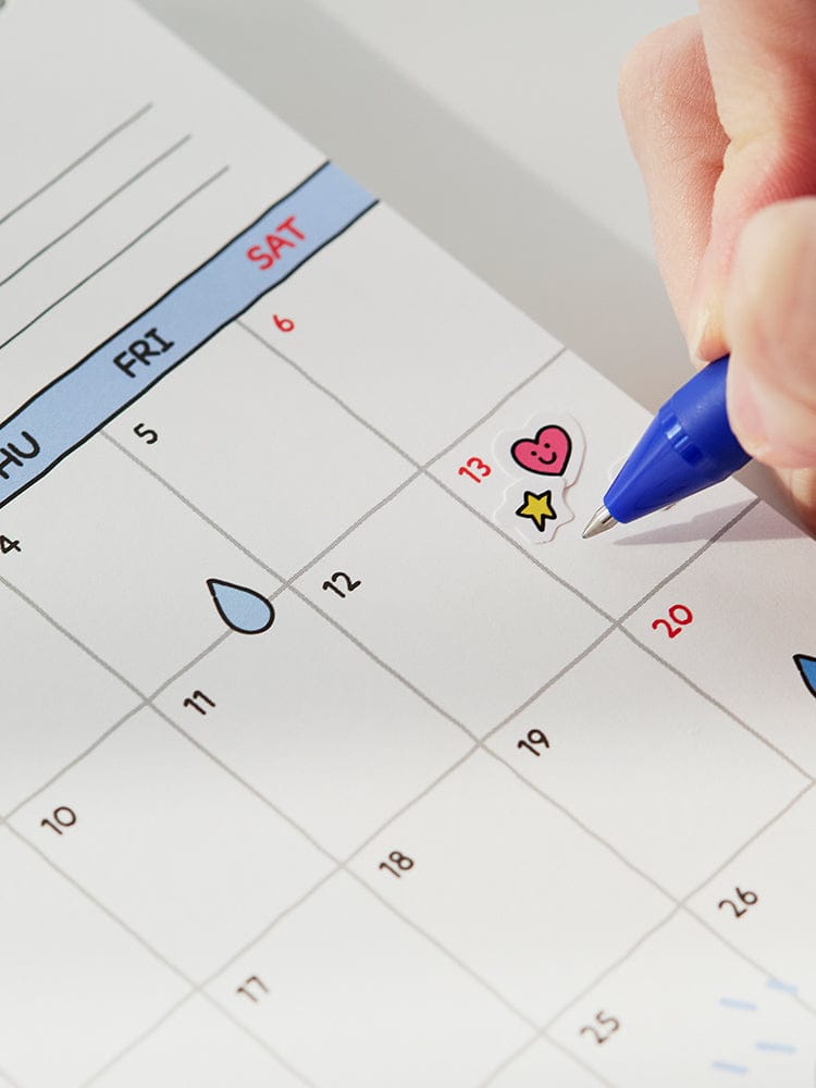 BT21 OFFICE_ BT21 2026 BT21 2026 탁상 캘린더