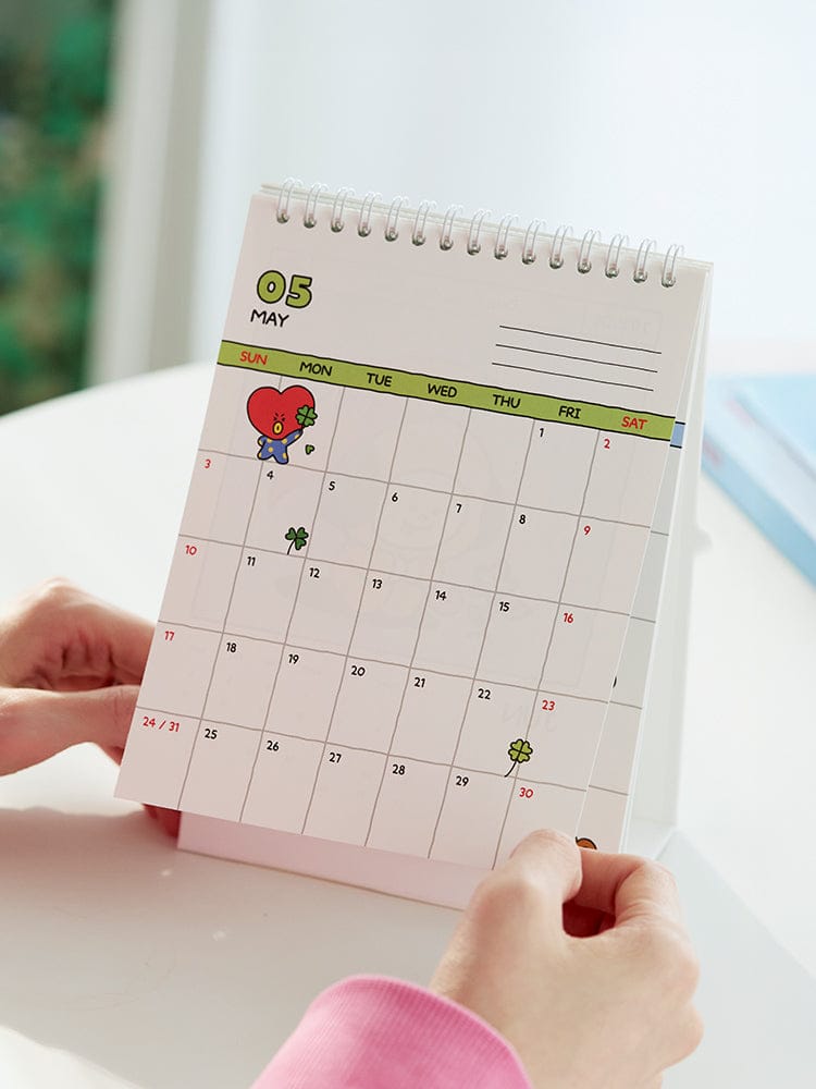 BT21 OFFICE_ BT21 2026 BT21 2026 탁상 캘린더