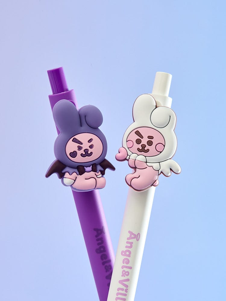 BT21 OFFICE 단품 BT21 COOKY 앤젤 앤 빌런 젤펜 세트 (2개입)