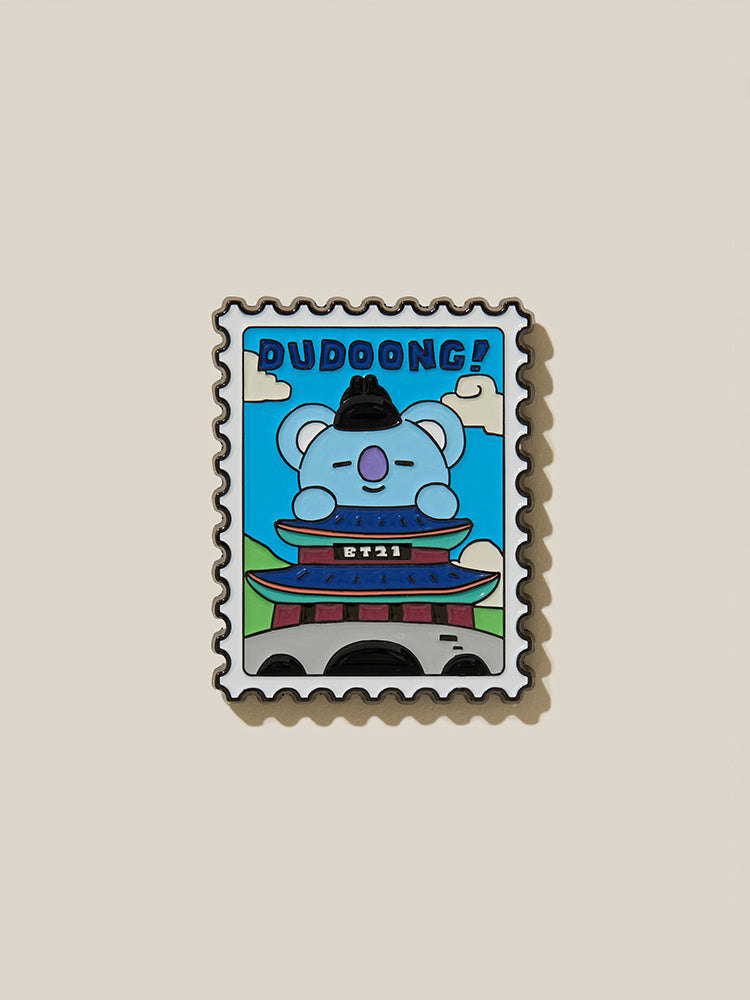 BT21 OFFICE_ KOYA BT21 서울 에디션 메탈 마그넷