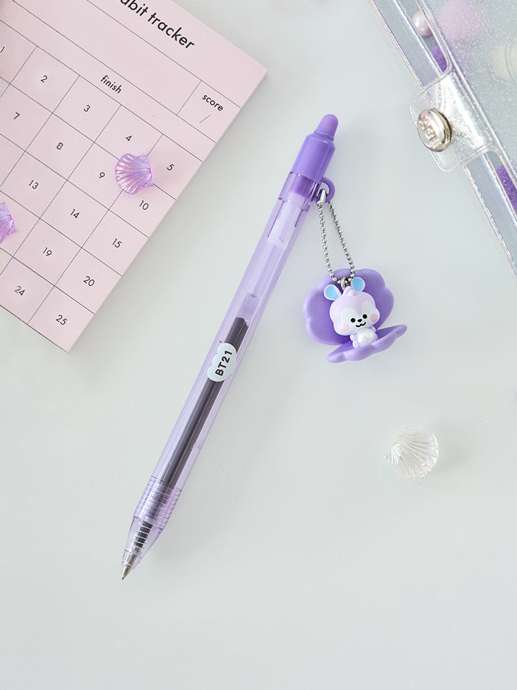 BT21 MANG BABY PEARL FIGURINE GEL PEN