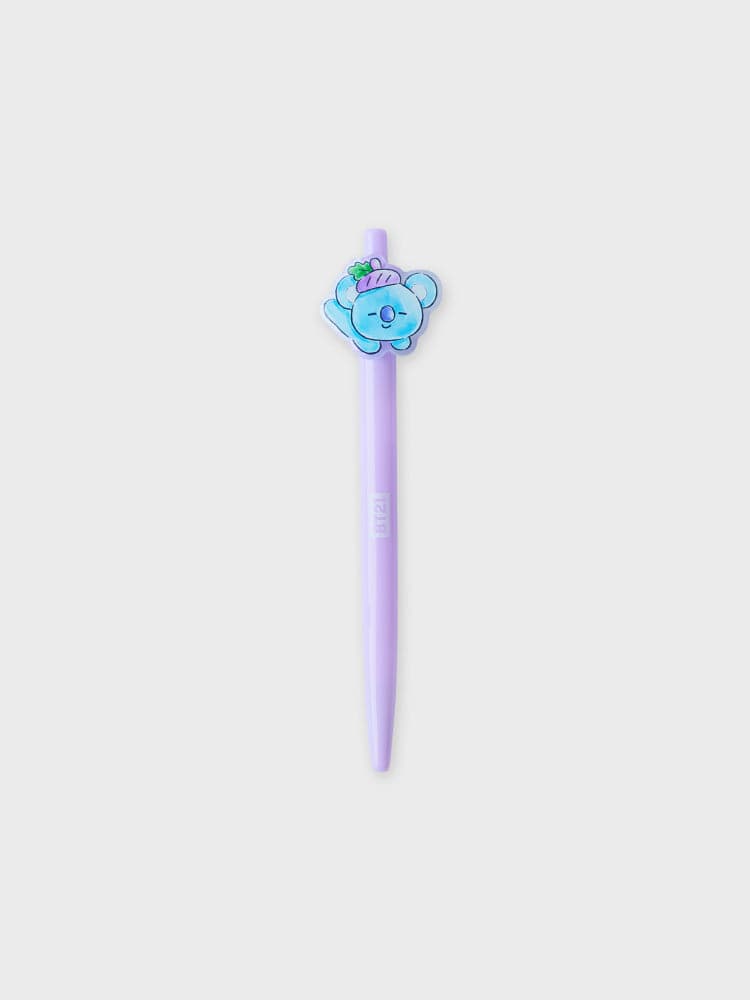 BT21 OFFICE KOYA 라인프렌즈 BT21 KOYA 홉인럽 아크릴 젤펜 (0.5mm)