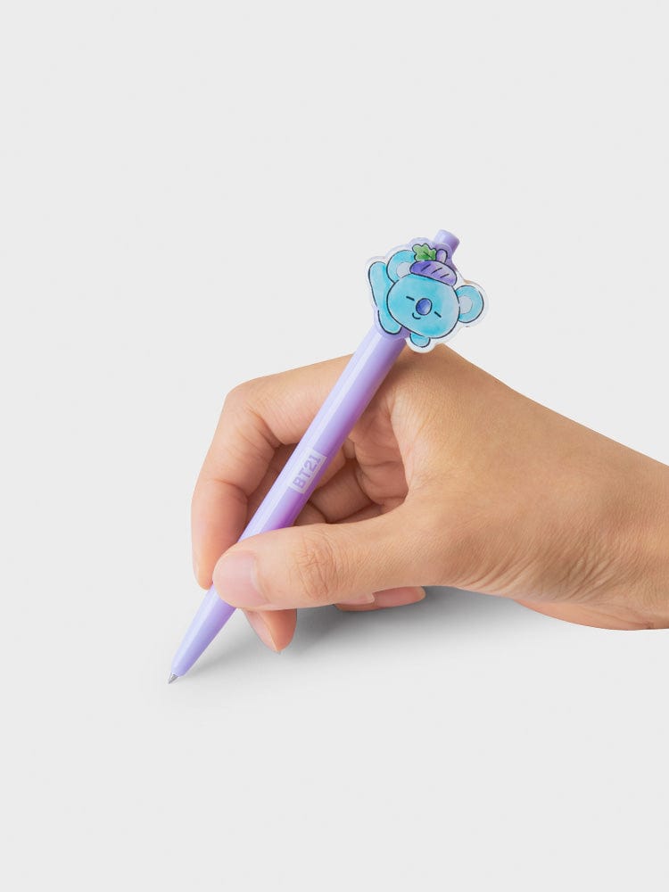 BT21 OFFICE KOYA 라인프렌즈 BT21 KOYA 홉인럽 아크릴 젤펜 (0.5mm)