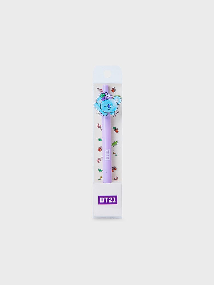 BT21 OFFICE KOYA 라인프렌즈 BT21 KOYA 홉인럽 아크릴 젤펜 (0.5mm)