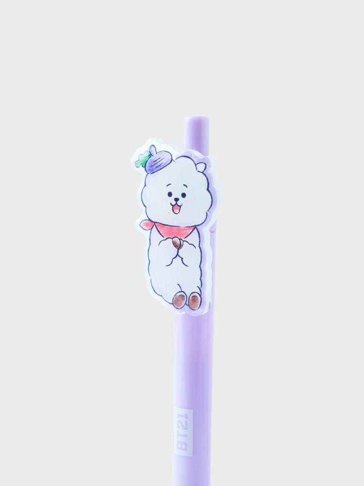 BT21 OFFICE RJ 라인프렌즈 BT21 RJ 홉인럽 아크릴 젤펜 (0.5mm)