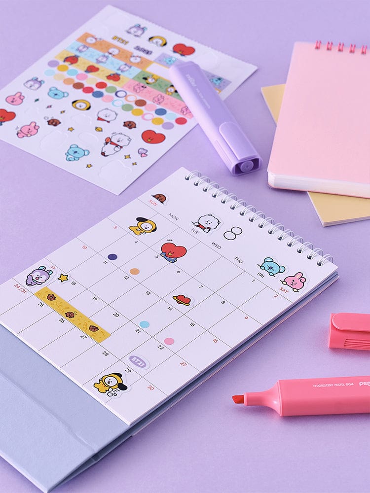 BT21 PLANNER/NOTE 단품 BT21 BASIC 2025년 캘린더