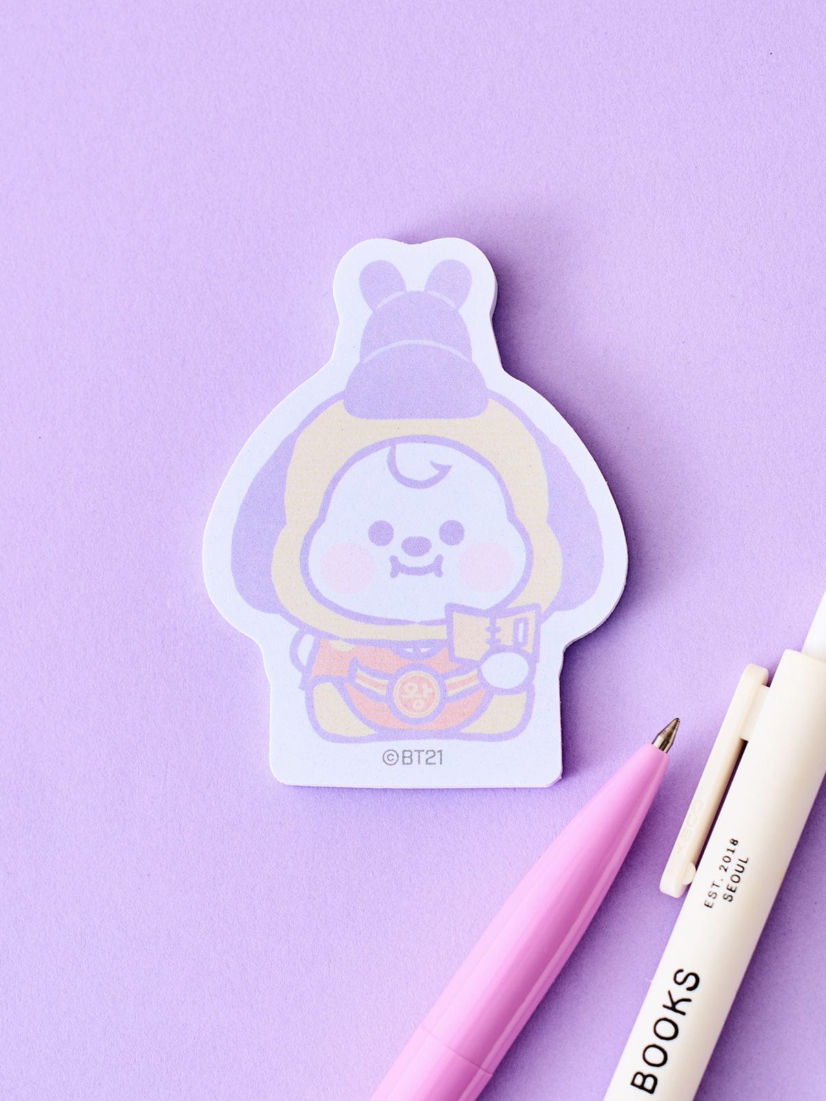 BT21 PLANNER/NOTE 단품 [패밀리세일] BT21 CHIMMY BABY K 에디션 2 메모 패드
