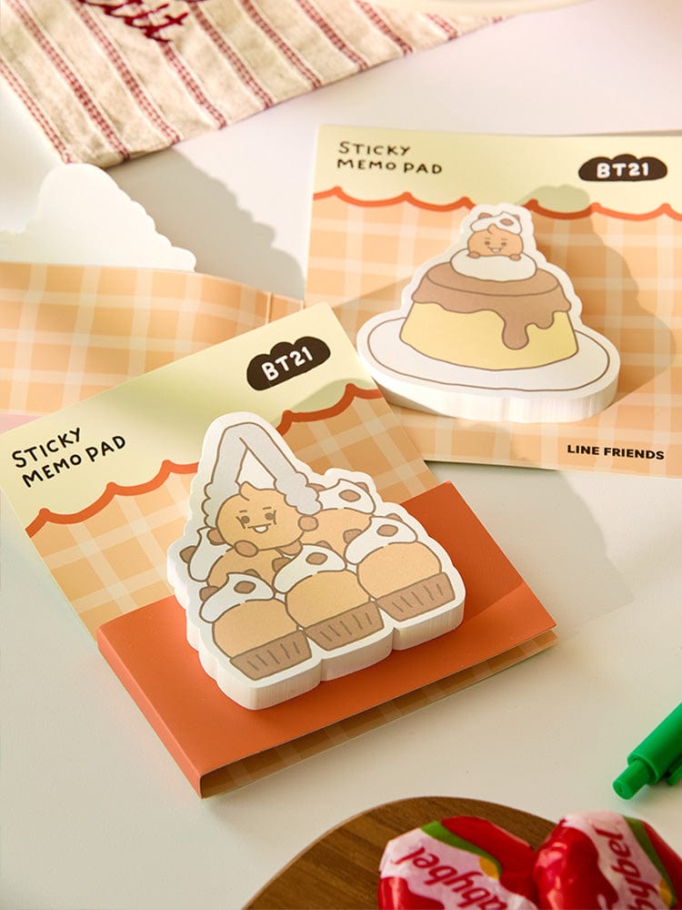 BT21 PLANNER/NOTE 단품 BT21 SHOOKY 베이비 베이커리 스티키 메모패드