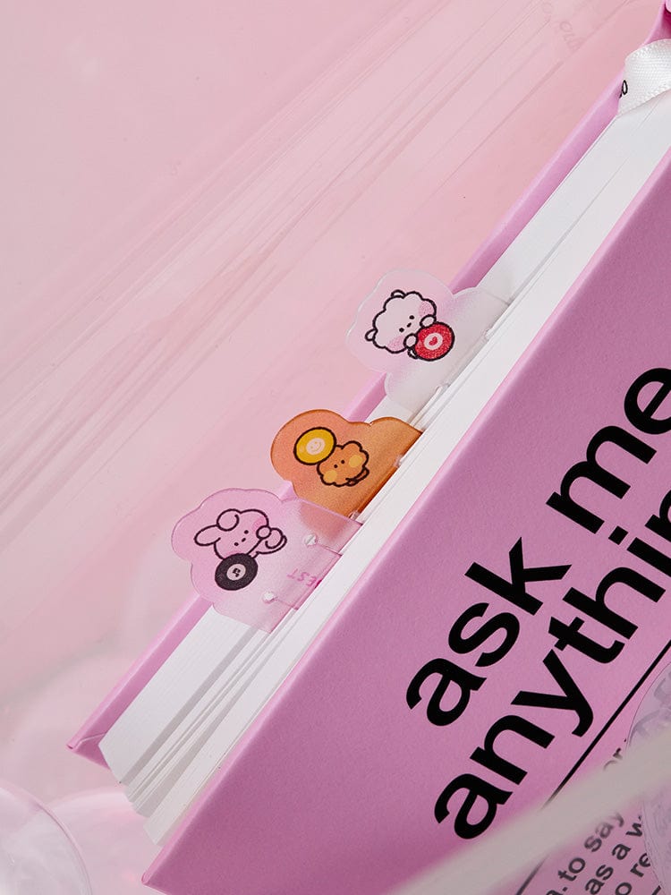 BT21 PLUSH 단품 BT21 미니니 럭키 가차 북클립 세트 (7개입)