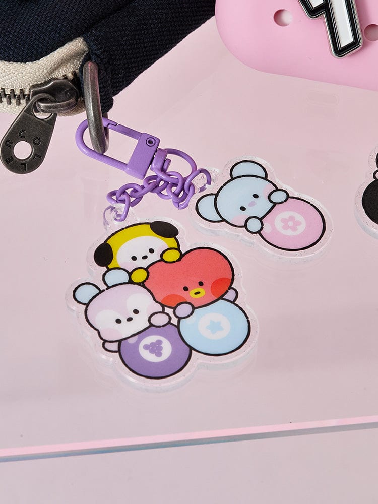 BT21 PLUSH 단품 BT21 미니니 럭키 가차 아크릴 키링 A