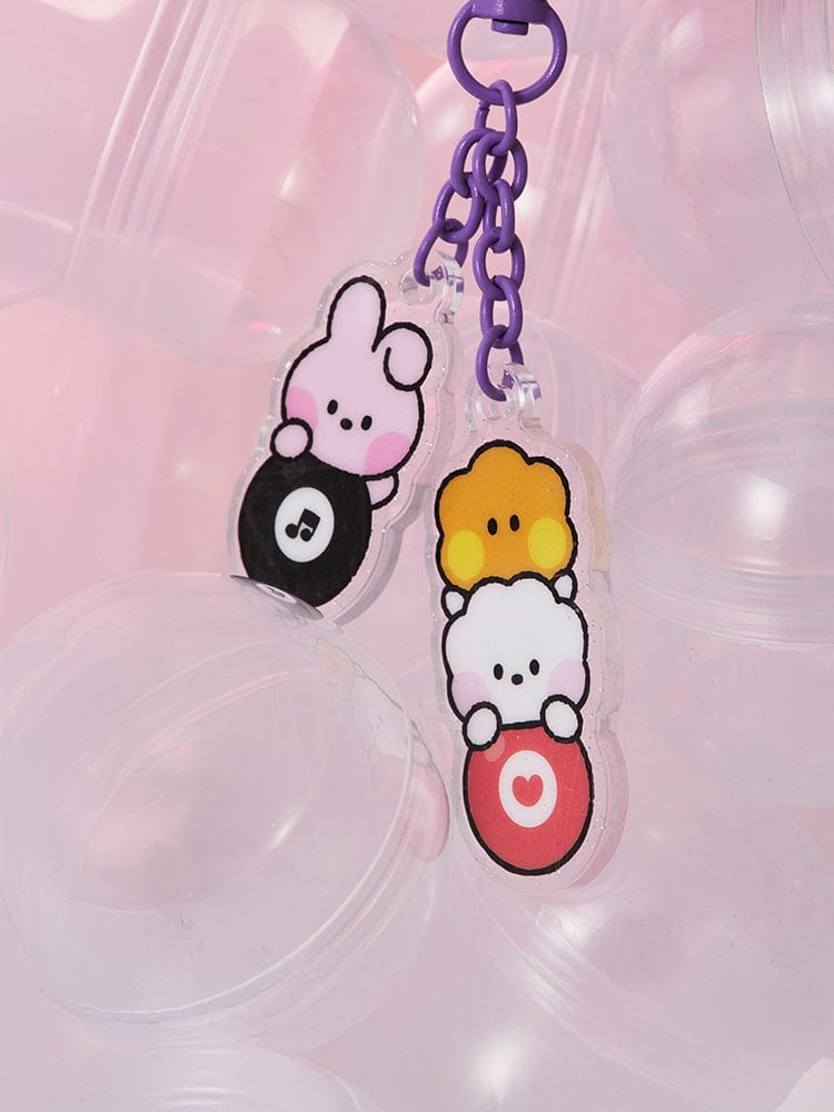 BT21 PLUSH 단품 BT21 미니니 럭키 가차 아크릴 키링 B