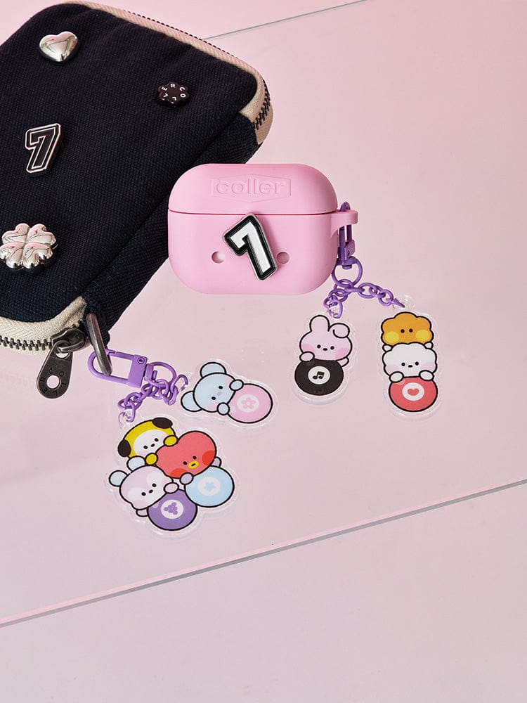 BT21 PLUSH 단품 BT21 미니니 럭키 가차 아크릴 키링 B