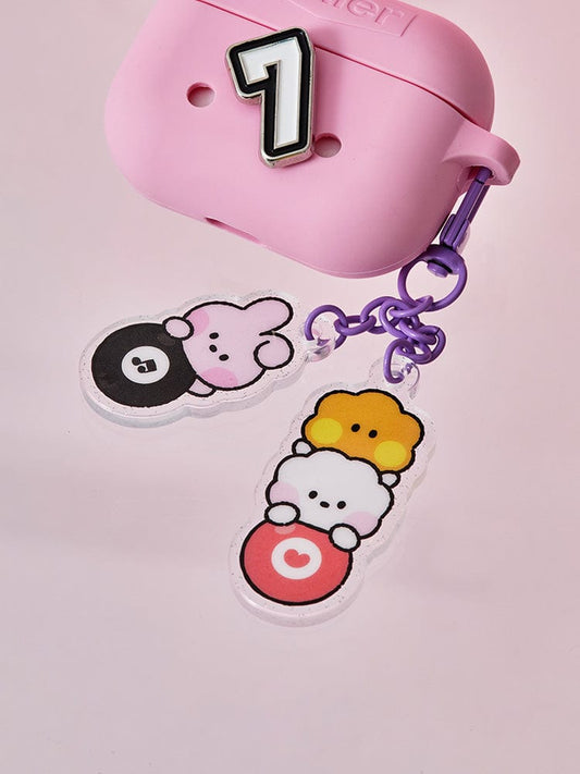 BT21 PLUSH 단품 BT21 미니니 럭키 가차 아크릴 키링 B