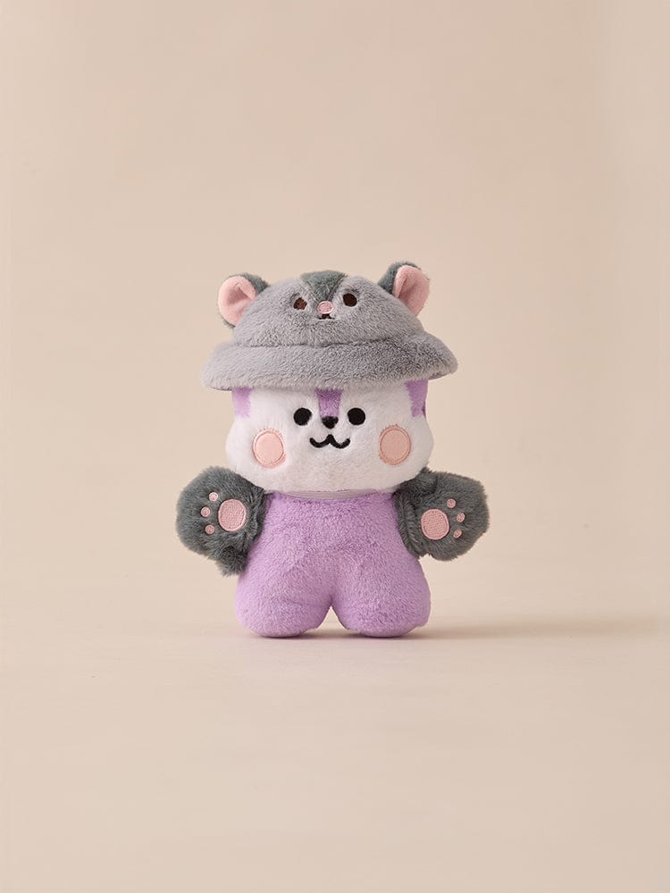 BT21 PLUSH 단품 BT21 BABY 플러피 코스튬 클로젯 날다람쥐 버킷햇 세트