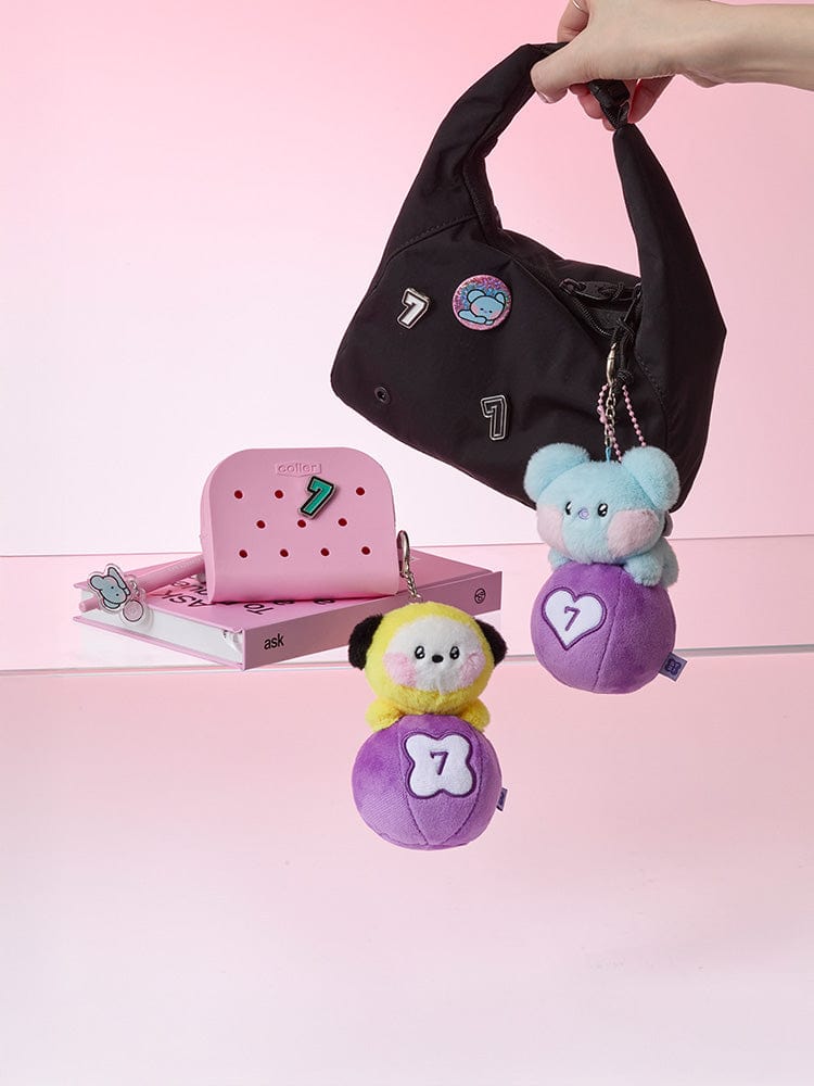 BT21 PLUSH 단품 BT21 CHIMMY 미니니 럭키 가차 인형 키링