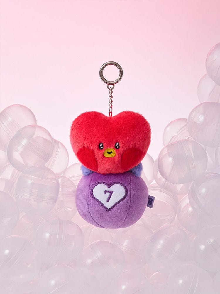 BT21 PLUSH 단품 BT21 TATA 미니니 럭키 가차 인형 키링