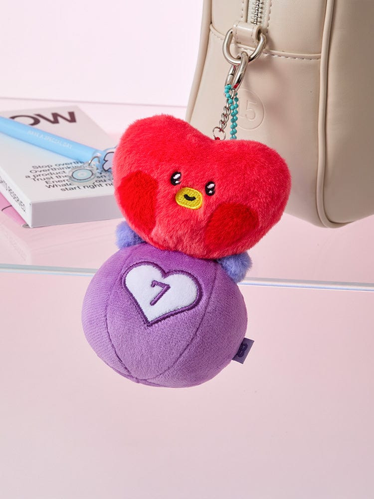 BT21 PLUSH 단품 BT21 TATA 미니니 럭키 가차 인형 키링