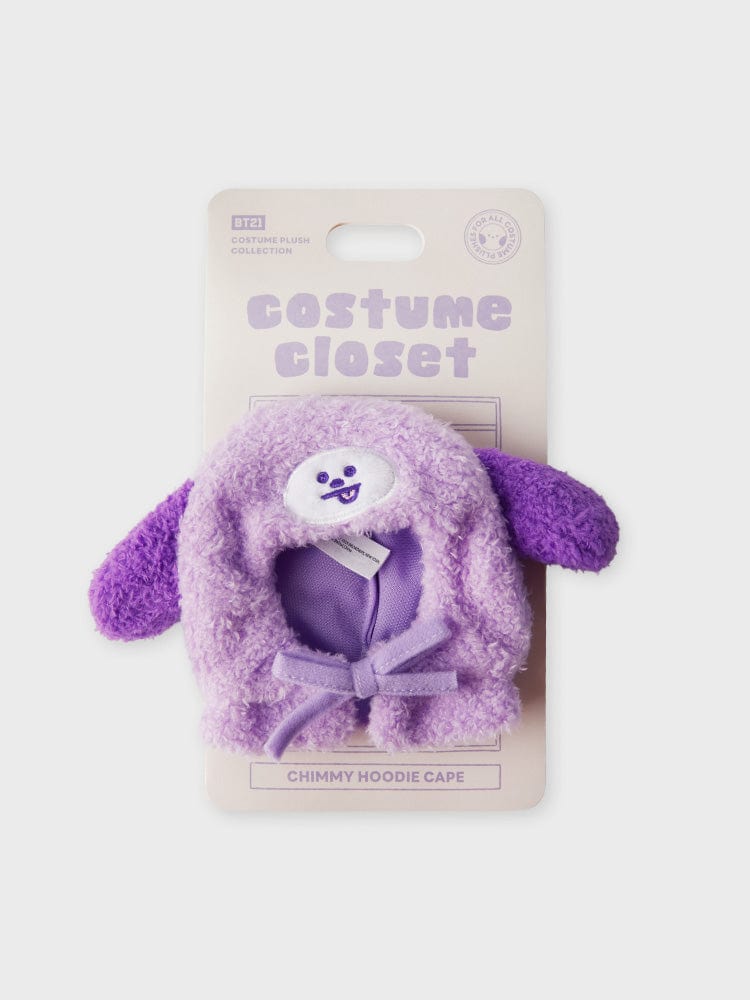 BT21 CHIMMY COSTUME CLOSET HOODIE CAPE PURPLE OF WISH EDITION