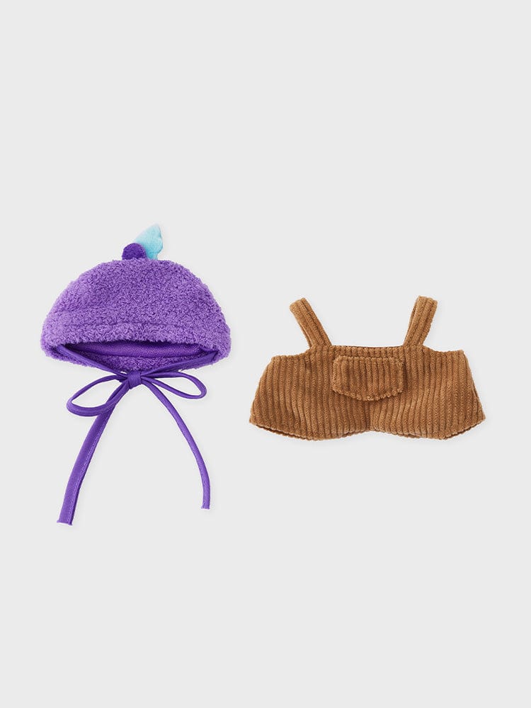 BT21 PLUSH OVERALL [패밀리세일] BT21 홉인럽 코스튬 클로젯 오버롤 세트