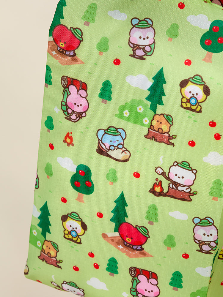 BT21 POUCH_ 단품 BT21 미니니 스카웃 멀티 파우치 세트 (GREEN)