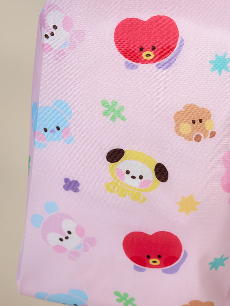 BT21 POUCH_ 단품 BT21 미니니 스카웃 멀티 파우치 세트 (PINK)