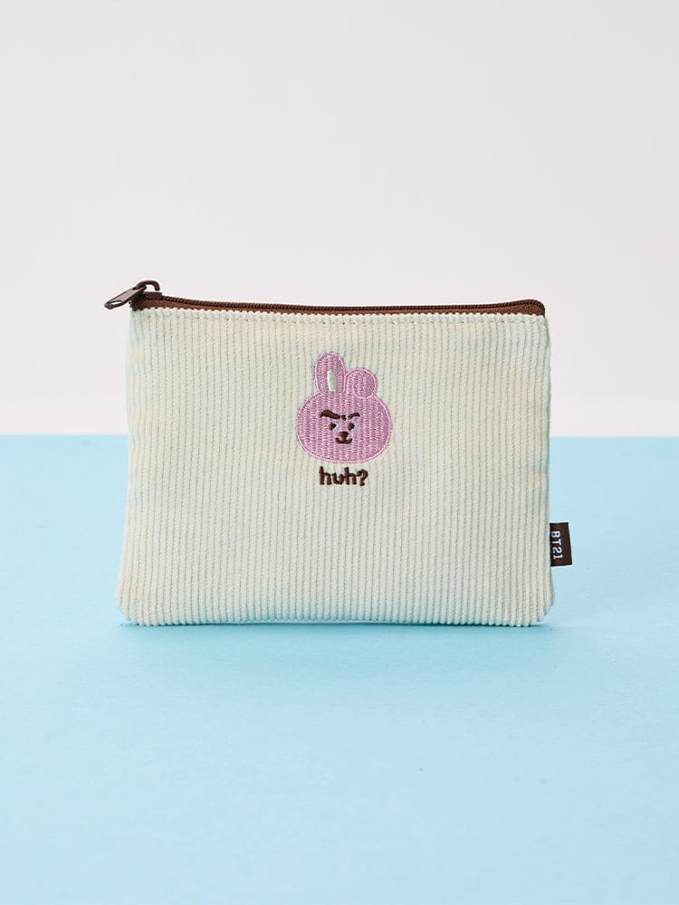BT21 POUCH_ COOKY BT21 오늘의 기분 플랫 사각 파우치